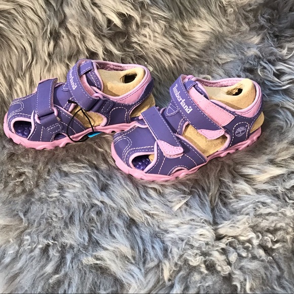 NIB,🌺TIMBERLAND🌺Size 7T, Purple 🌺Sandals🌺 - Picture 4 of 6